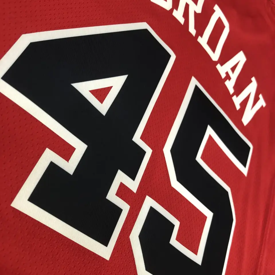 Foto 7 de Bulls cuello redondo rojo nº 45 Michael Jordan