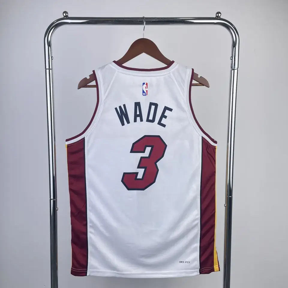 Foto 5 de Miami Heat cuello en V blanco nº3 Wade