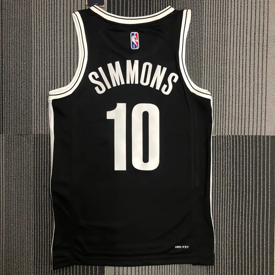 Foto 2 de 75 aniversario Nets negro número 10 Simmons