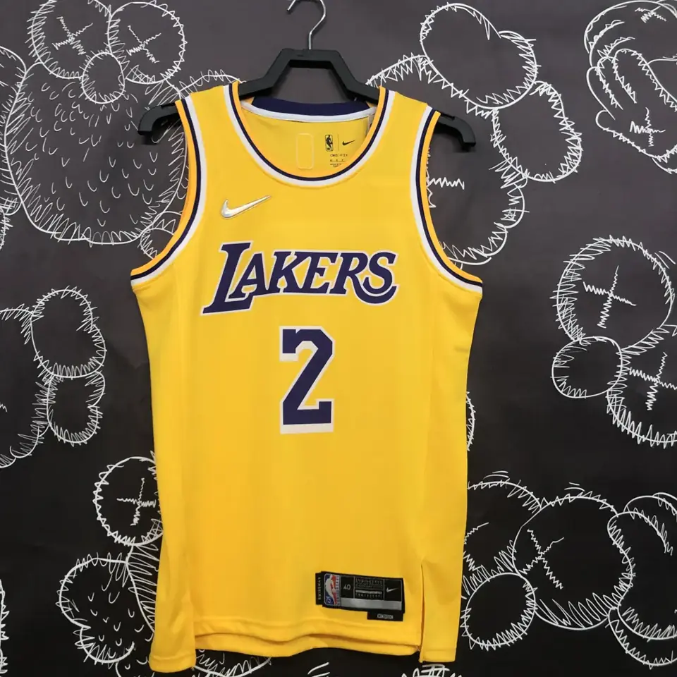 Foto 1 de 75º aniversario Lakers amarillo número 2 Irving