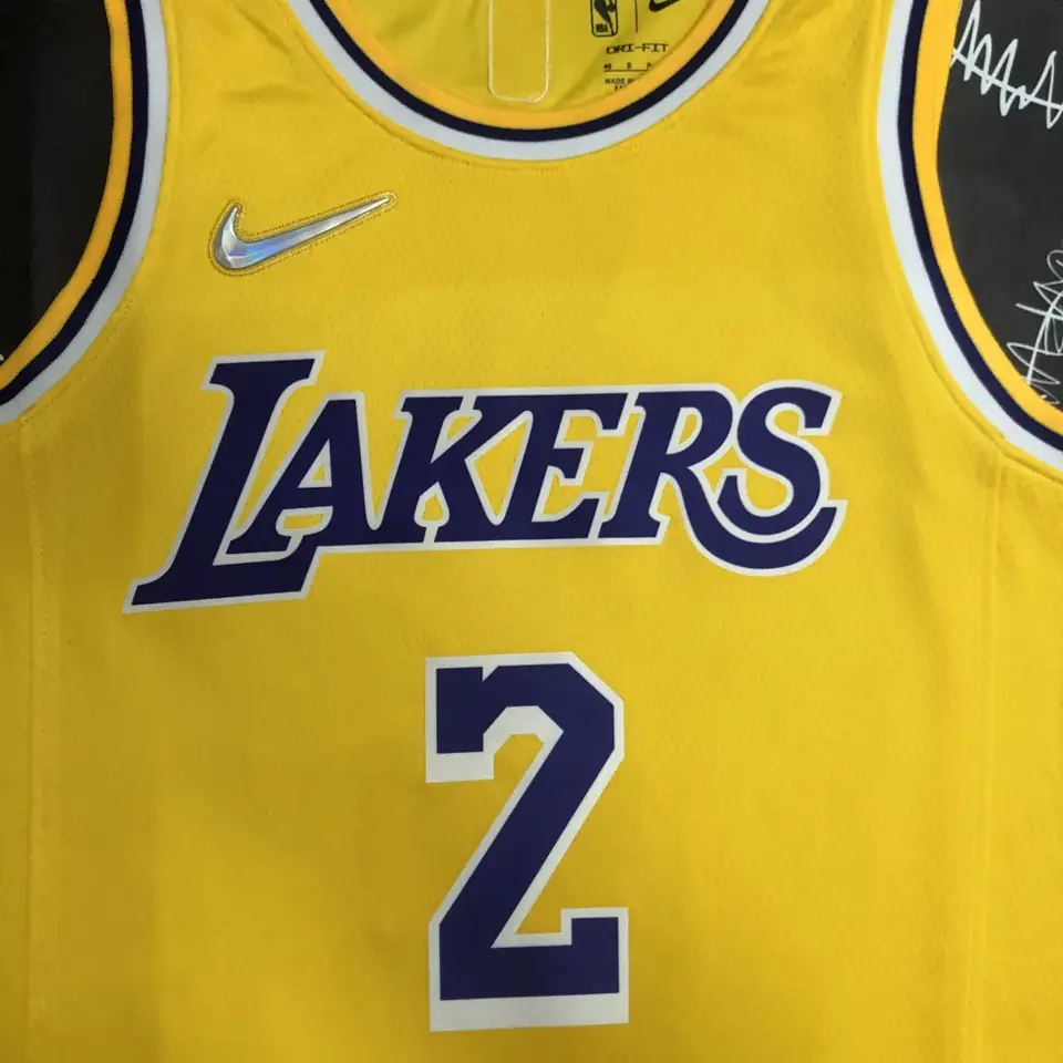 Foto 5 de 75º aniversario Lakers amarillo número 2 Irving