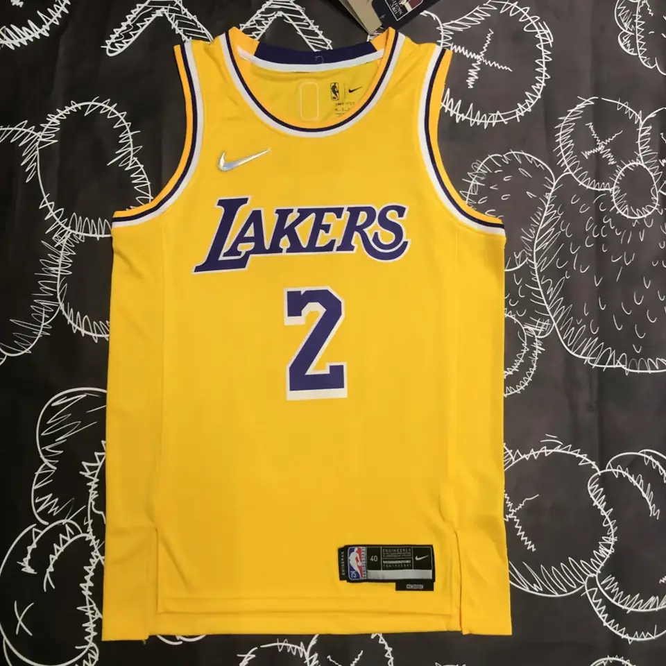 Foto 6 de 75º aniversario Lakers amarillo número 2 Irving