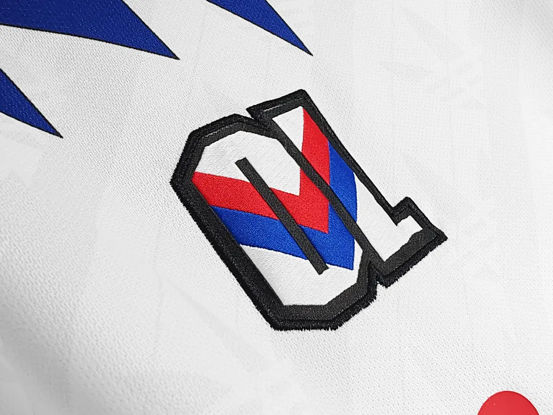 Foto 8 de Temporada 1995/96 Olympique de Lyon local retro 2 B