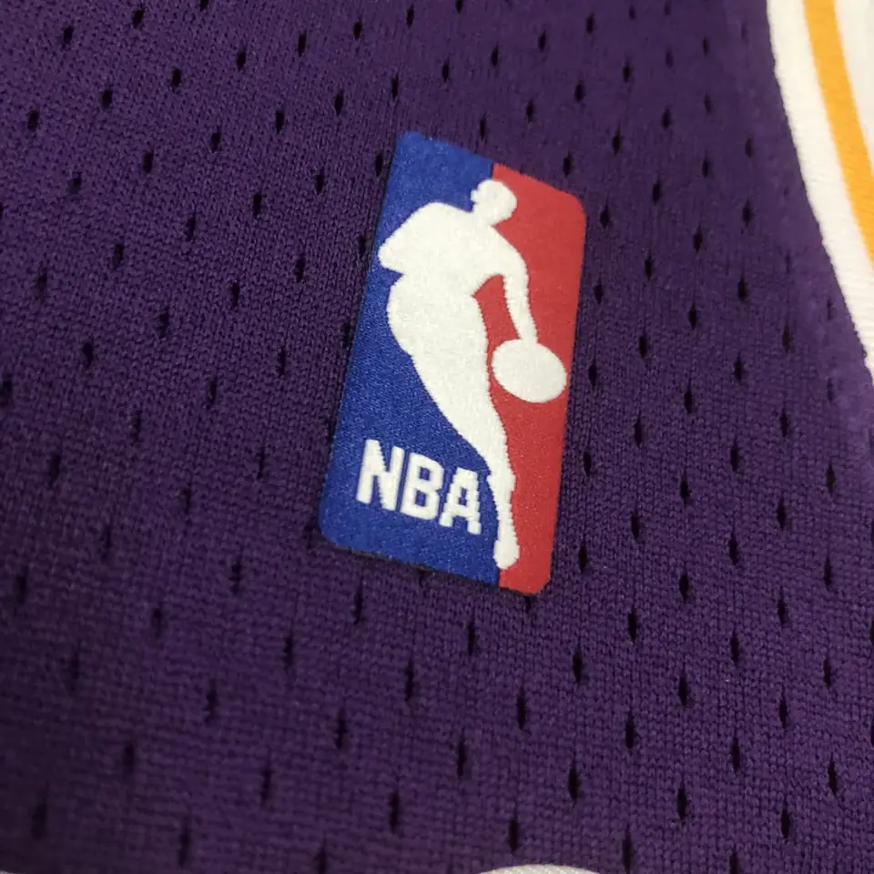 Foto 4 de Camiseta retro MN de termopresión: SW de los Lakers, temporada 98/99, cuello redondo, morada, nº 73 Rodman