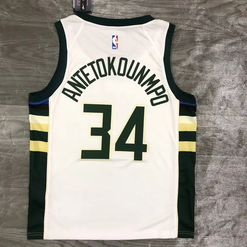 Foto 4 de Temporada 21 Bucks BUCKS local blanco nº 34 Antetokounmpo