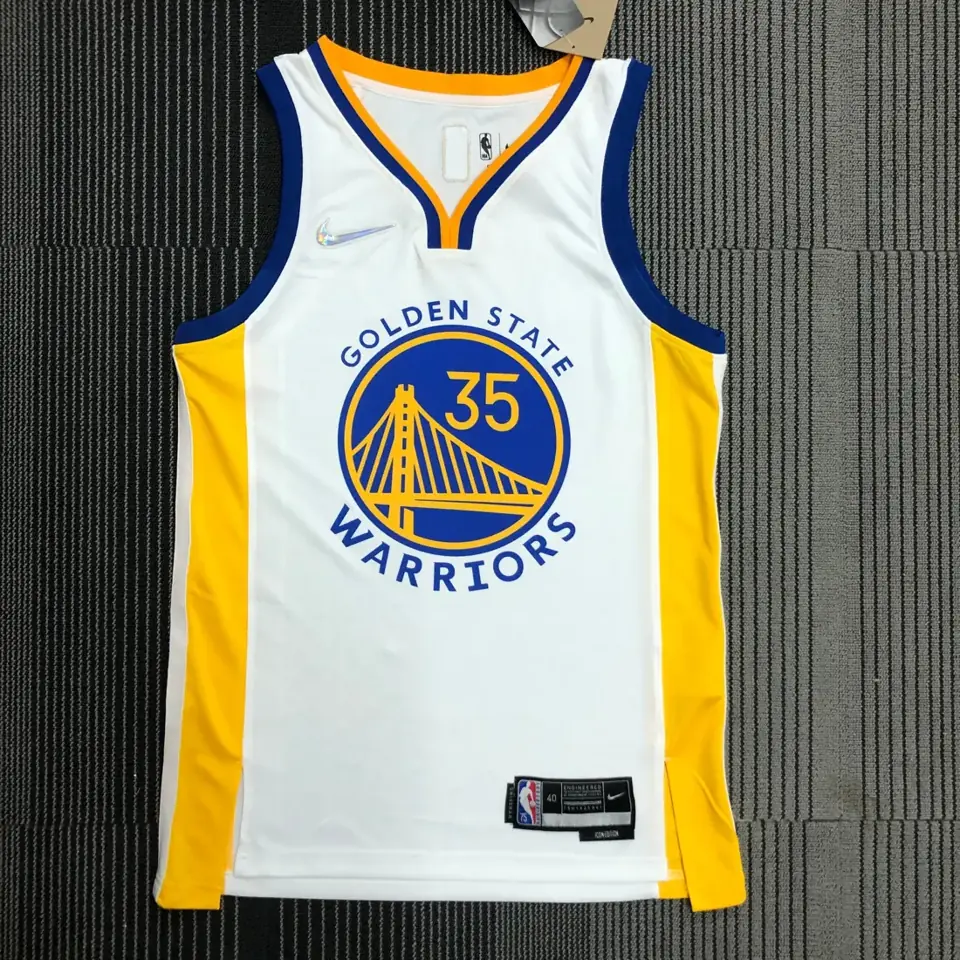 Foto 1 de 75 aniversario Los Warriors blanco número 35 Durant