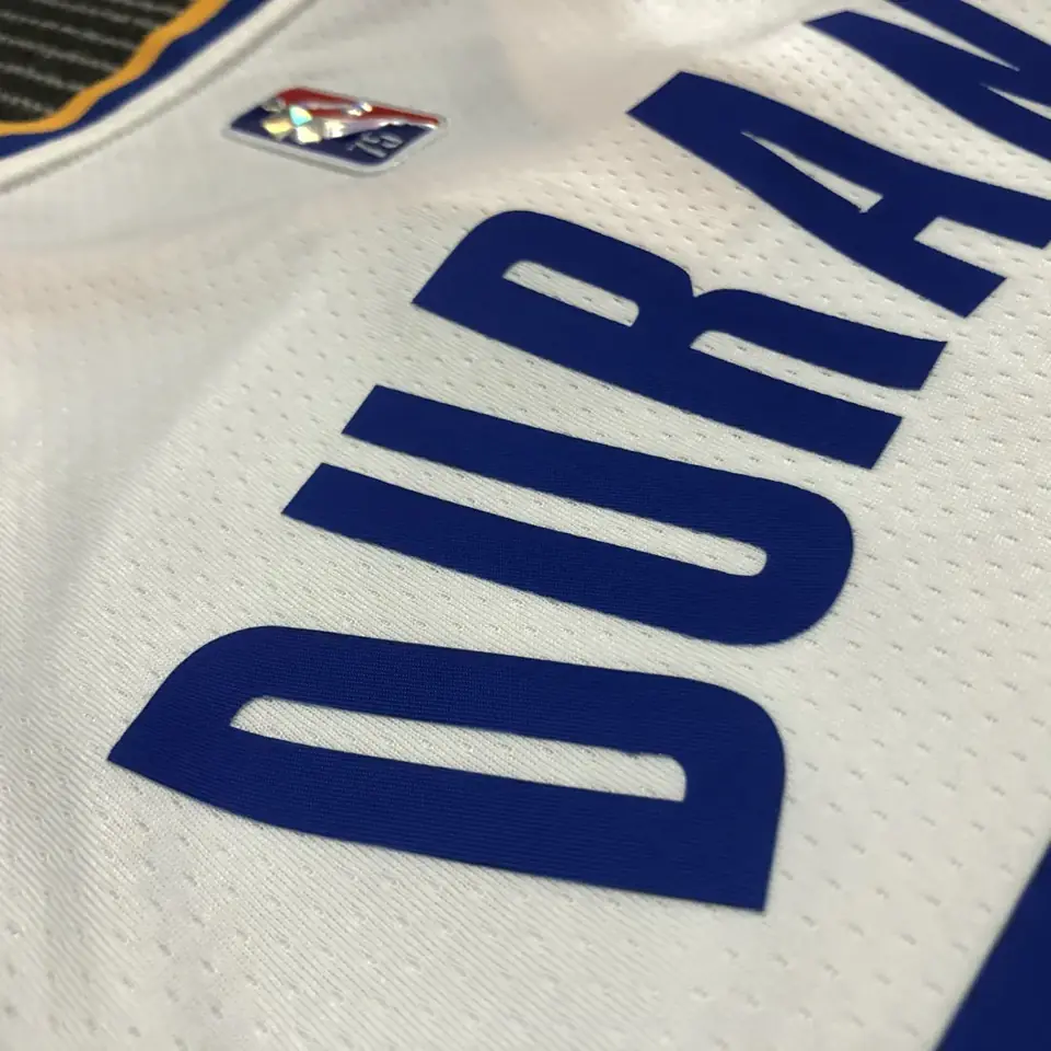 Foto 7 de 75 aniversario Los Warriors blanco número 35 Durant