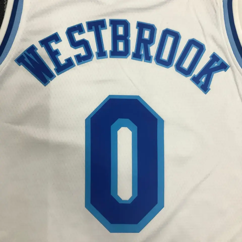 Foto 8 de Lakers Noche Latina (alto relieve) blanco nº 0 Westbrook