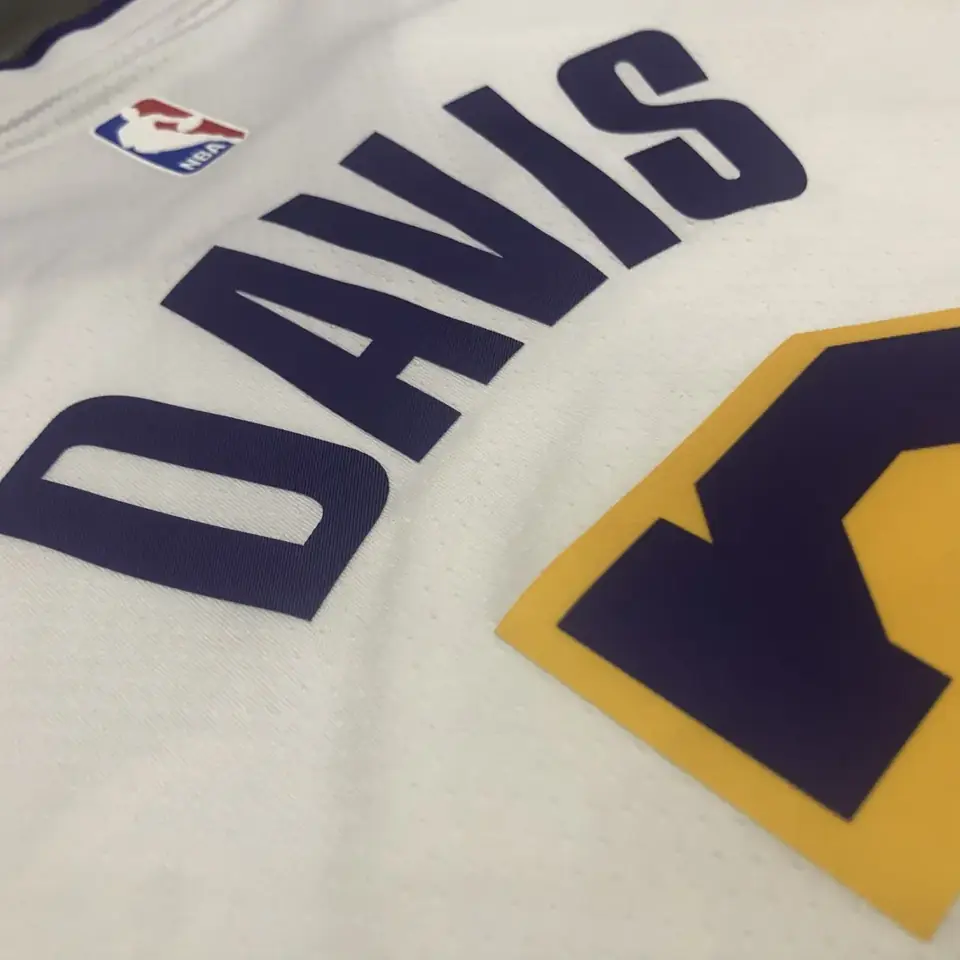 Foto 3 de Los Angeles Lakers blanco cuello en V nº 3 Anthony Davis