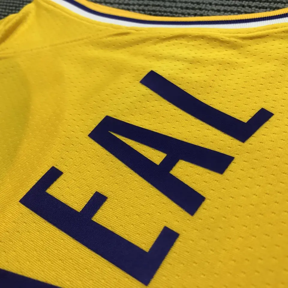 Foto 7 de 75º aniversario Lakers de Los Ángeles amarillo número 34 Shaquille O'Neal