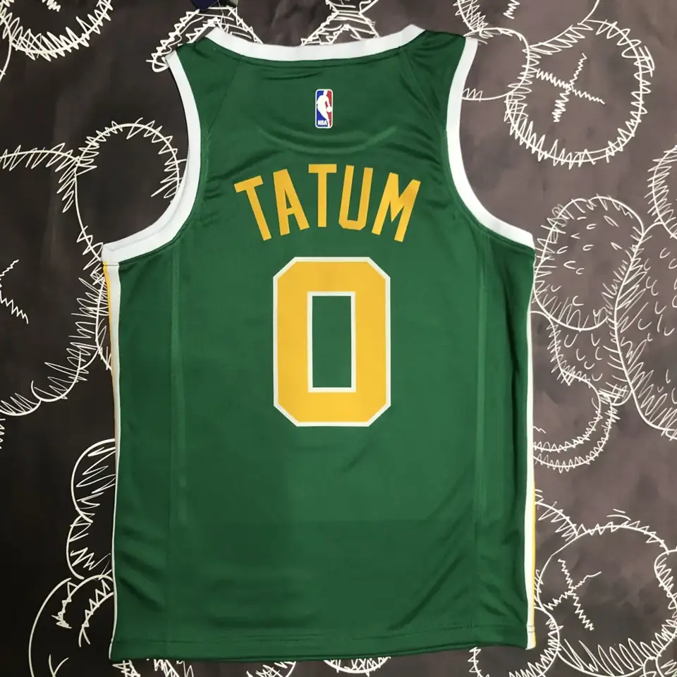 Foto 5 de Celtics verde y dorado número 0 Tatum