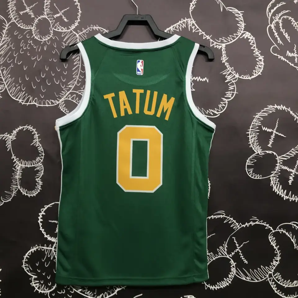 Foto 6 de Celtics verde y dorado número 0 Tatum