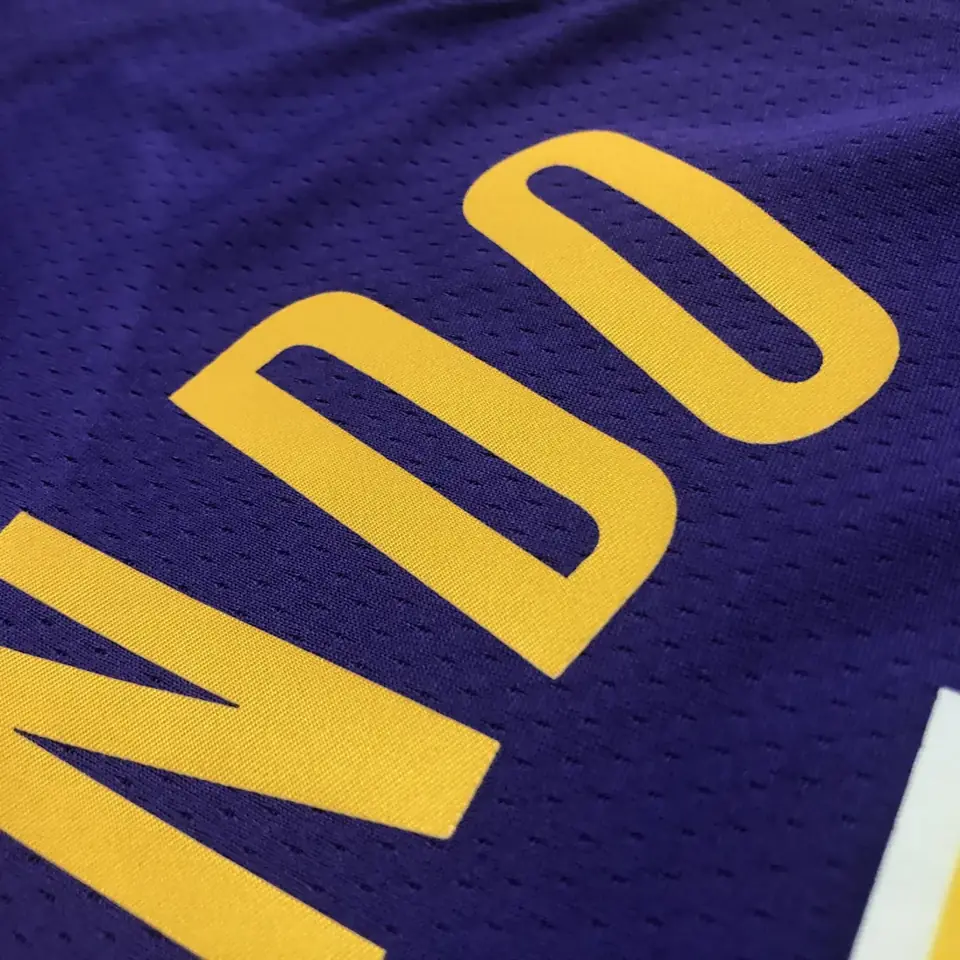 Foto 6 de Lakers cuello redondo morado (estilo Jordan) nº 4 Rondo