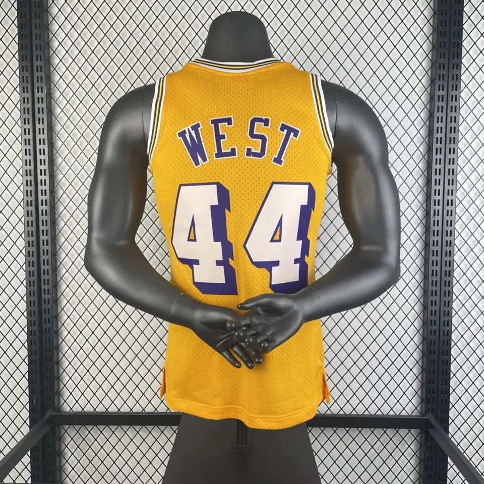 Foto 2 de Camiseta retro termoimpresa MN: SW Lakers temporada 71/72 número 44 West