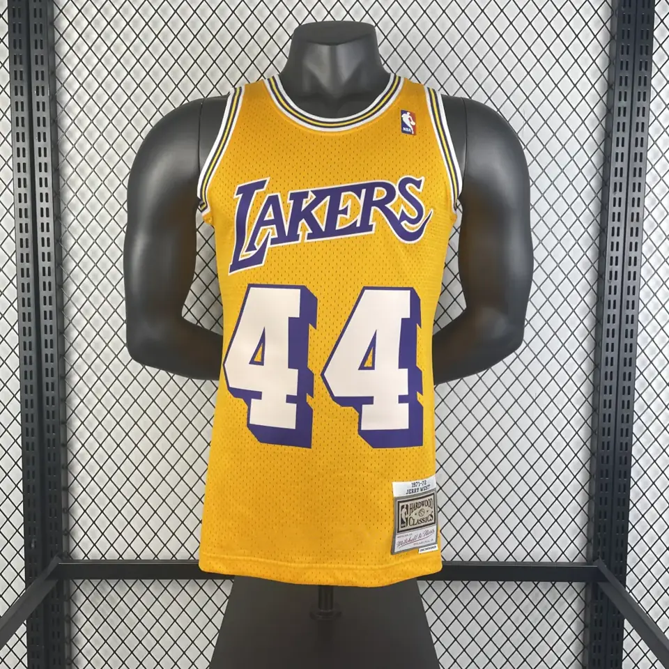 Foto 3 de Camiseta retro termoimpresa MN: SW Lakers temporada 71/72 número 44 West