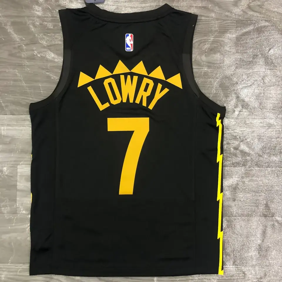 Foto 1 de Temporada 21 Toronto Raptors negro y dorado nº 7 Lowry