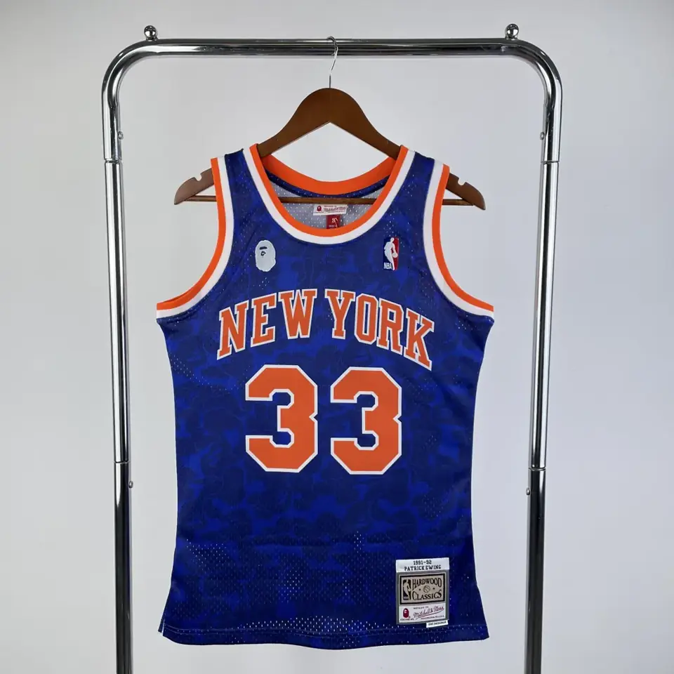 Foto 1 de BAPE×M&N camiseta colaborativa: Knicks azul Nº 33