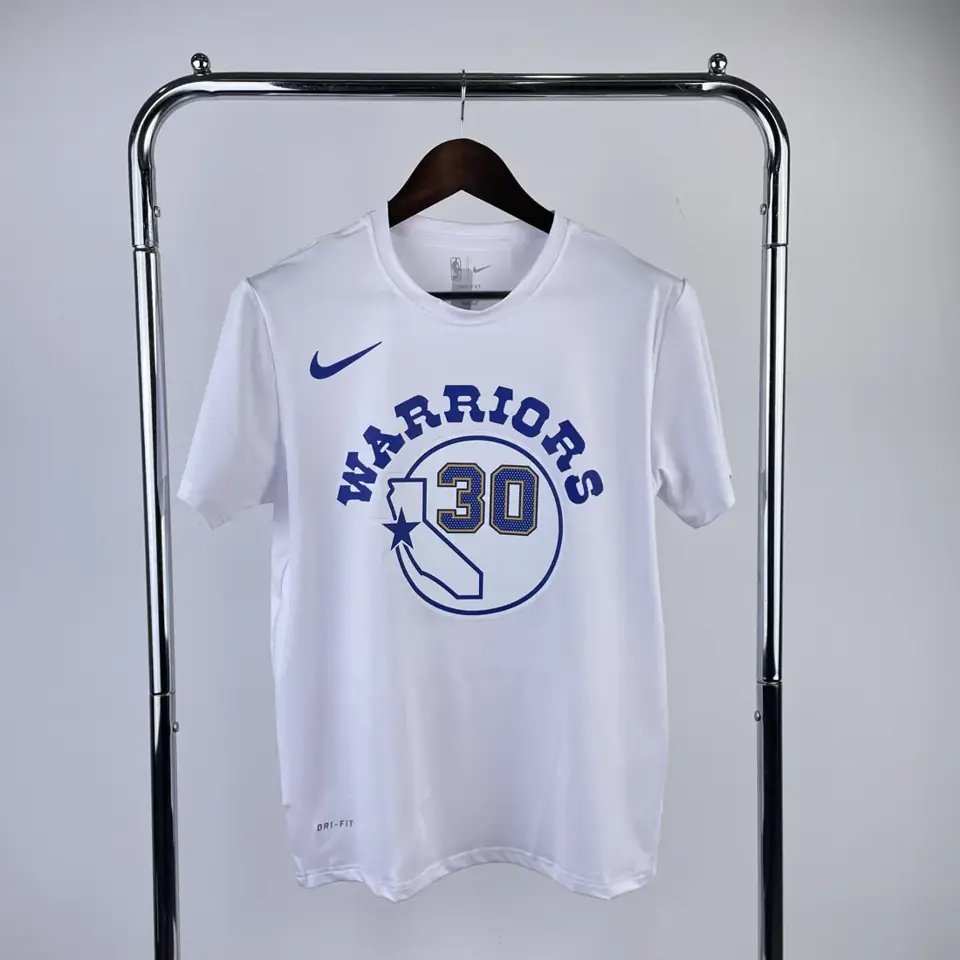 Foto 1 de Golden State Warriors calcetines blancos número 30 camiseta de manga corta de secado rápido