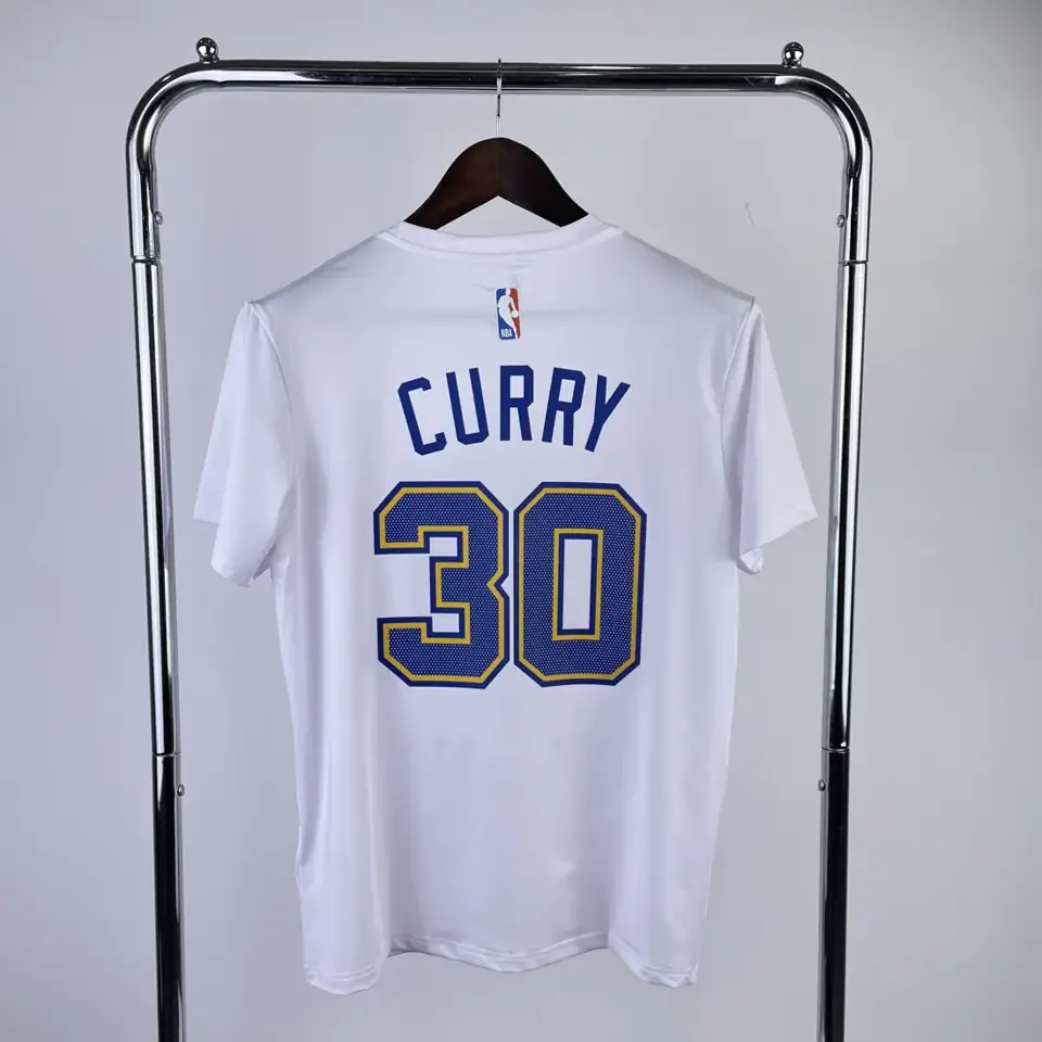 Foto 5 de Golden State Warriors calcetines blancos número 30 camiseta de manga corta de secado rápido