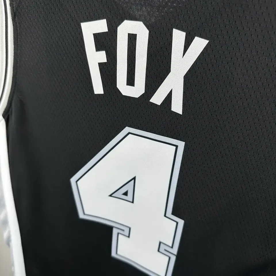 Foto 6 de Spurs negro número 4 Fox