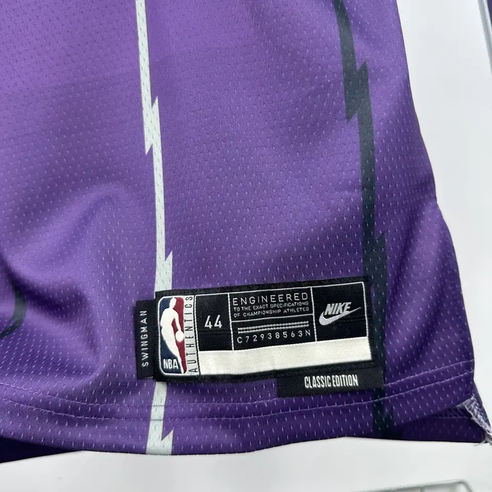Foto 5 de Temporada 26 Raptors retro morado número 1 McGrady
