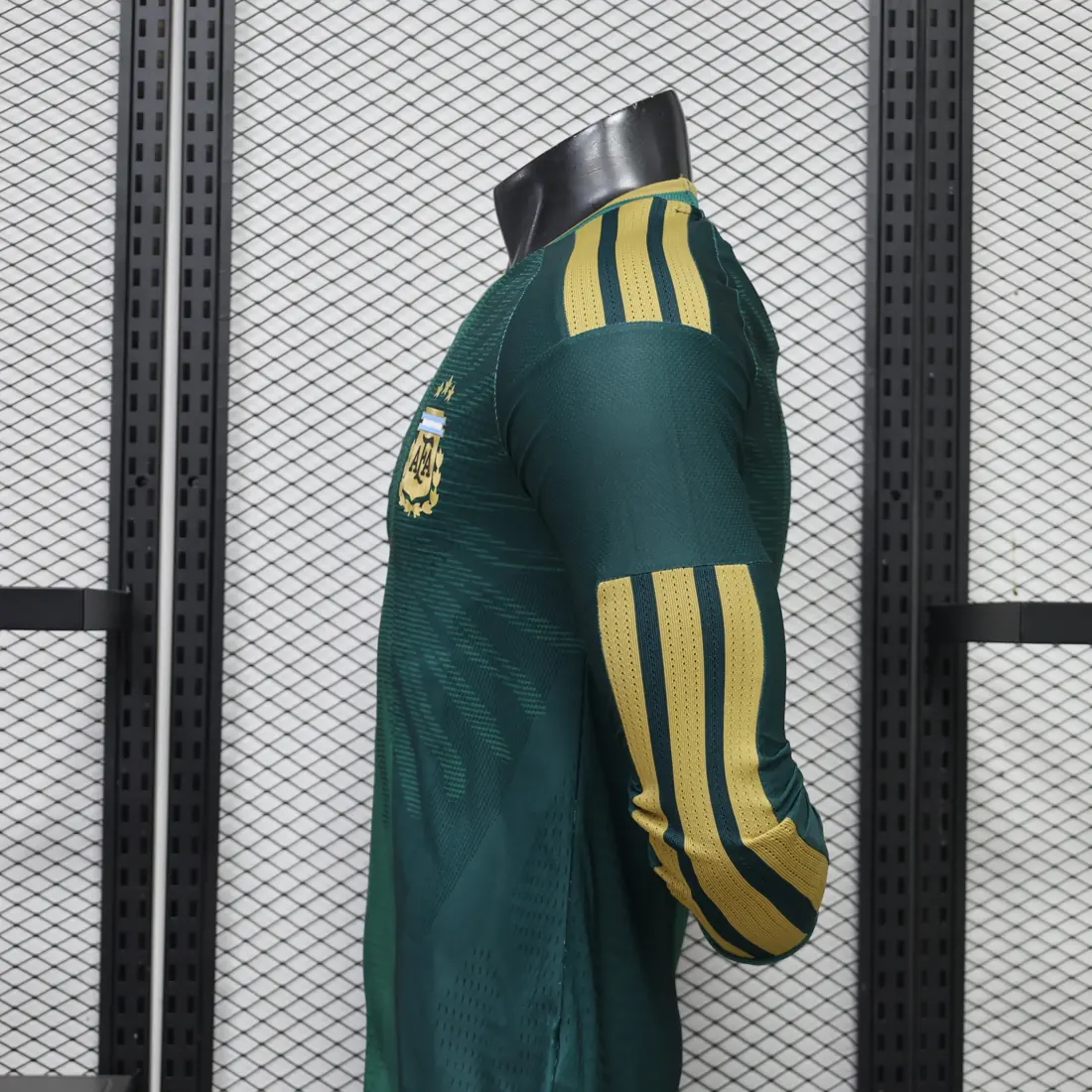 Foto 4 de Camiseta de manga larga verde Argentina 26-27, tallas S-4XL