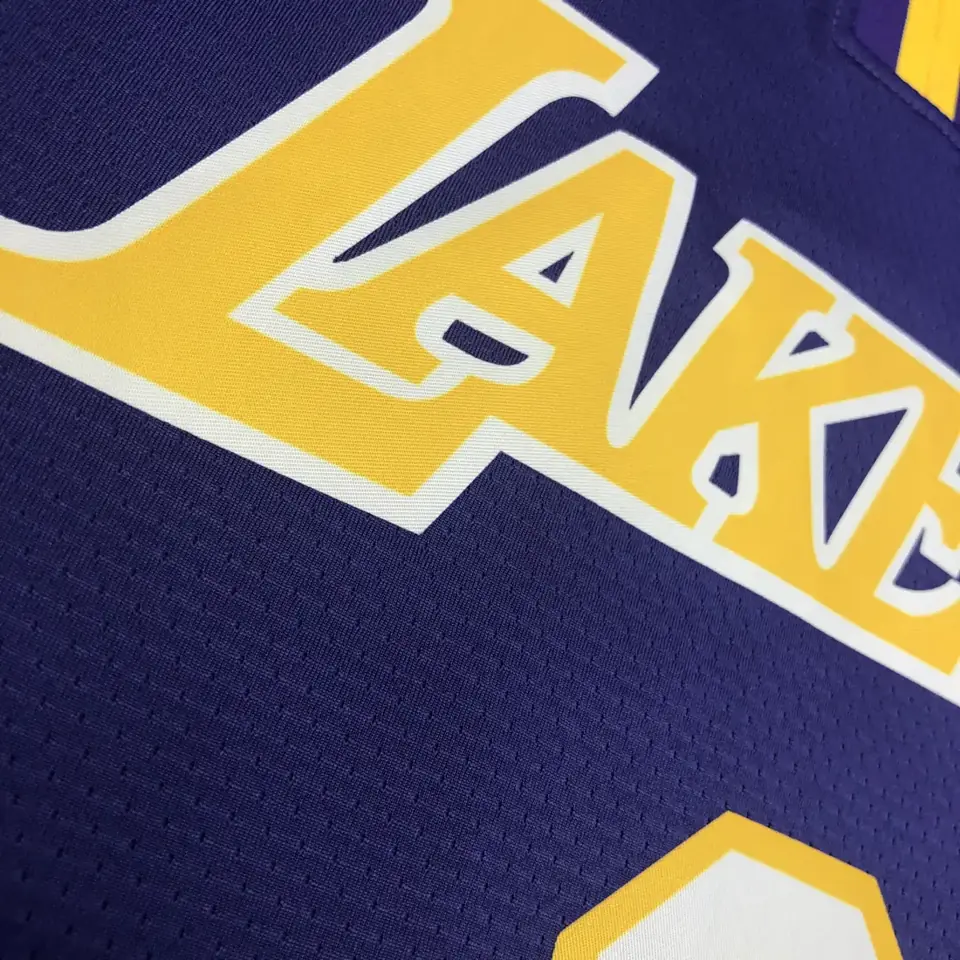 Foto 5 de Los Angeles Lakers morado de cuello en V nº 8 Kobe