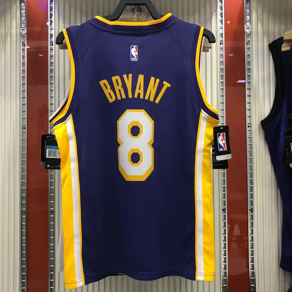 Foto 8 de Los Angeles Lakers morado de cuello en V nº 8 Kobe