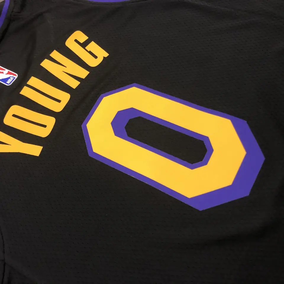 Foto 8 de Lakers cuello redondo Noche Latina negro n.º 0 Nick Young