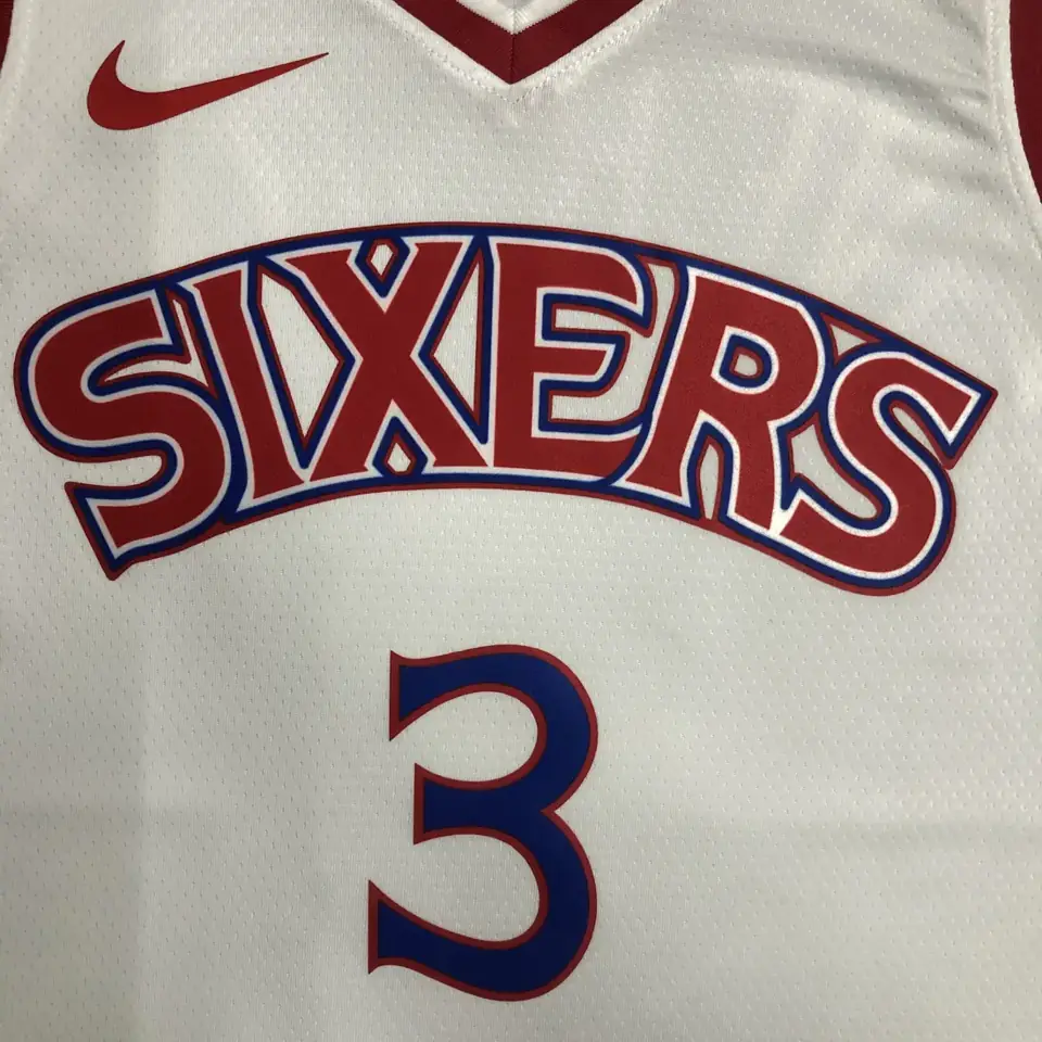 Foto 6 de 76ers novato blanco número 3 Iverson