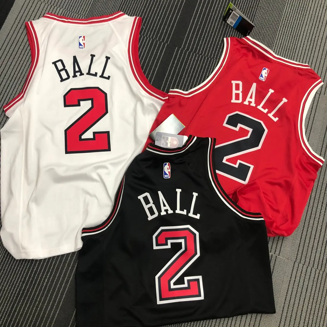 Foto 2 de Bulls de Chicago negro número 2 Ball