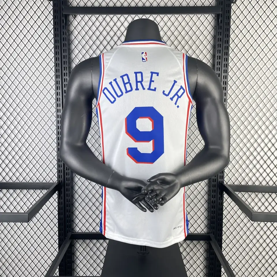 Foto 2 de Temporada 23 76ers local blanco número 9 Oubre