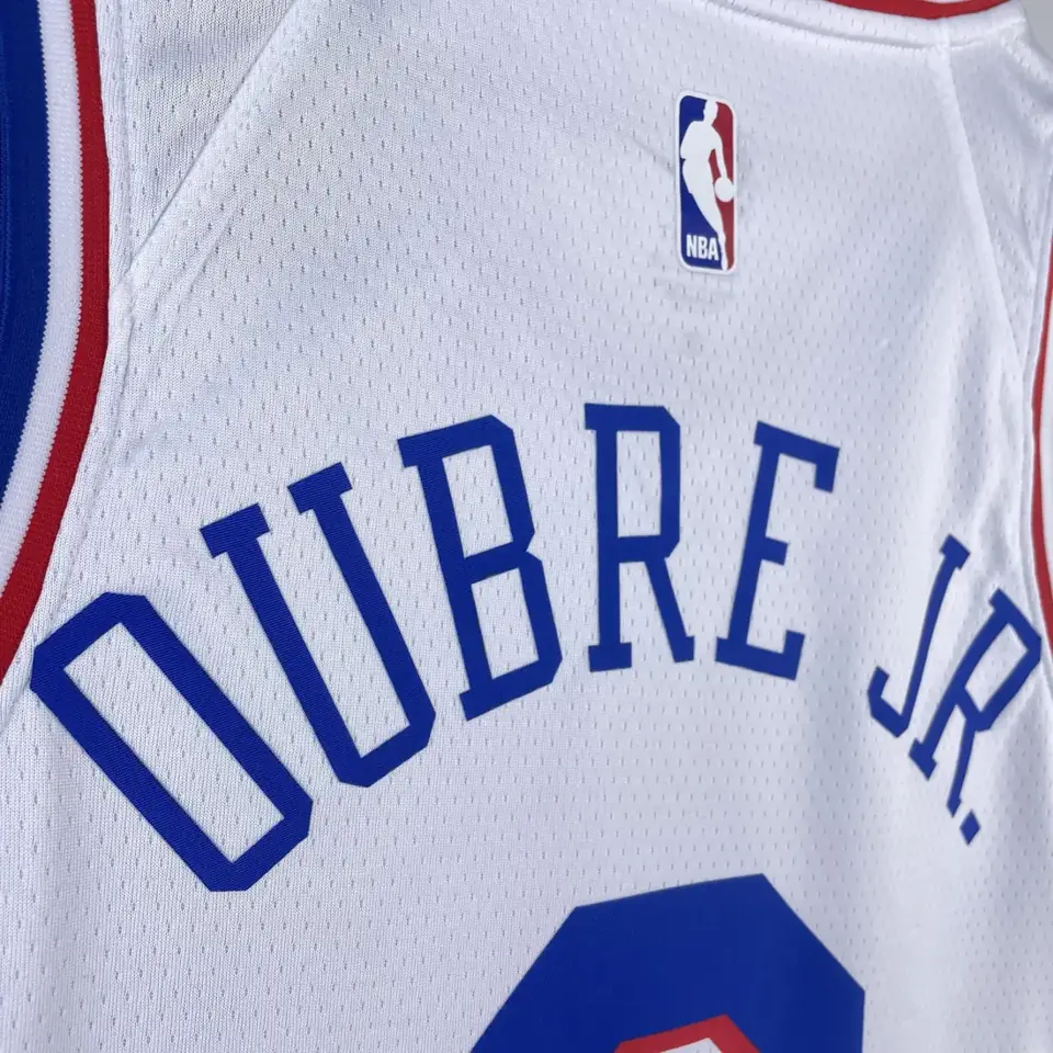 Foto 5 de Temporada 23 76ers local blanco número 9 Oubre