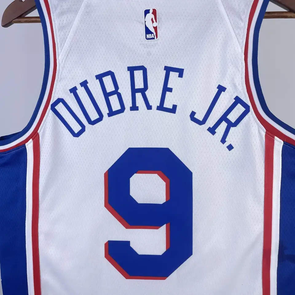 Foto 6 de Temporada 23 76ers local blanco número 9 Oubre