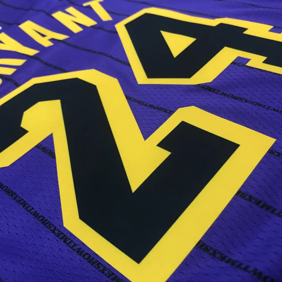 Foto 5 de Temporada 18 Los Angeles Lakers morado Edición limitada de rayas nº 24 Kobe
