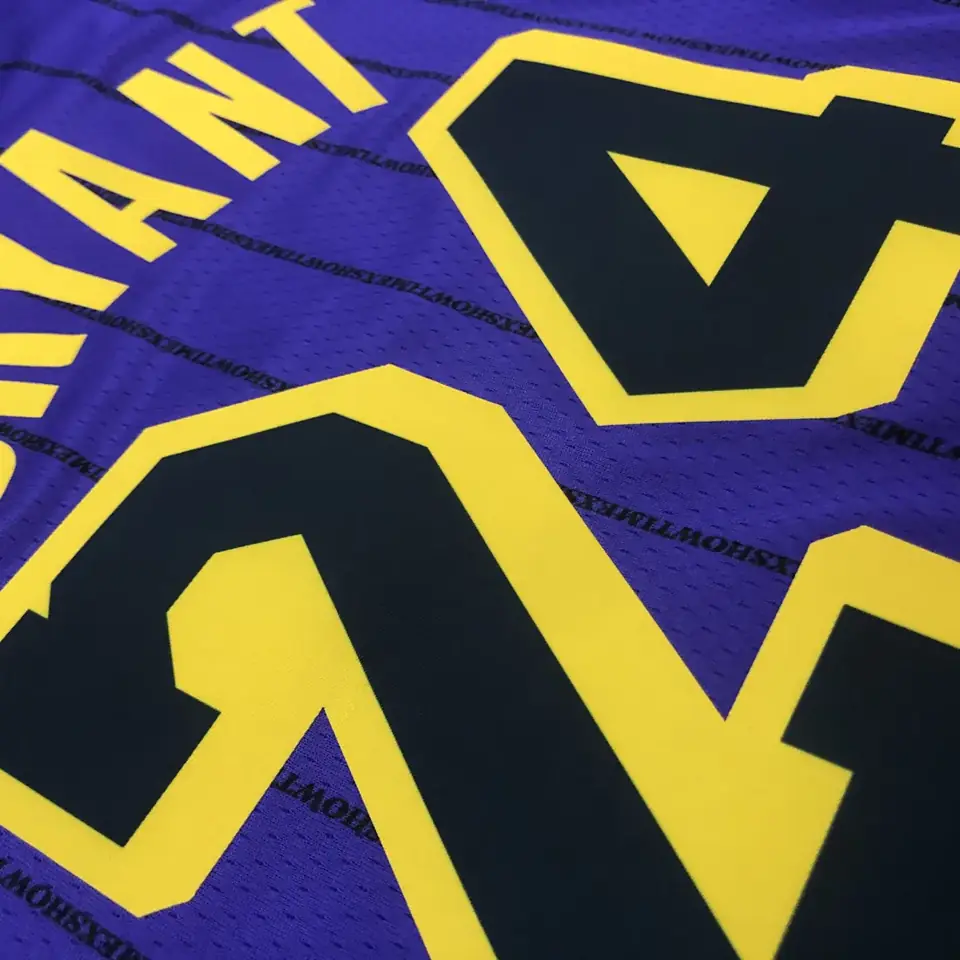Foto 6 de Temporada 18 Los Angeles Lakers morado Edición limitada de rayas nº 24 Kobe