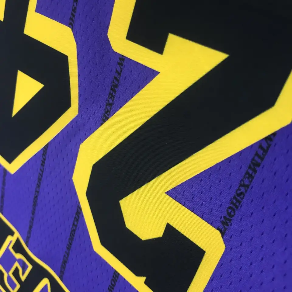 Foto 8 de Temporada 18 Los Angeles Lakers morado Edición limitada de rayas nº 24 Kobe