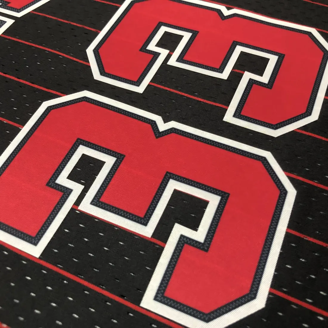 Foto 7 de MN camiseta retro termoimpresa: SW Chicago Bulls temporada 96 rayas negras nº33 Pippen