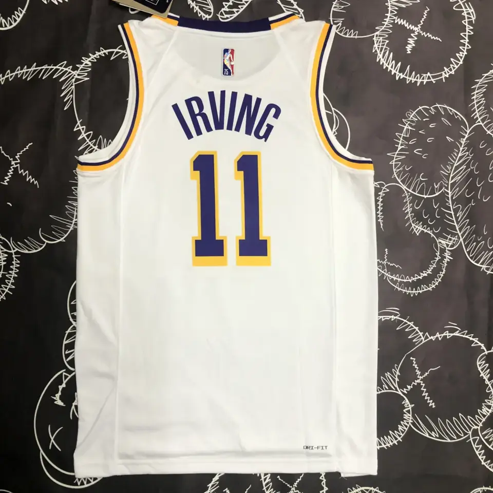 Foto 5 de 75º aniversario Lakers blanco número 11 Irving