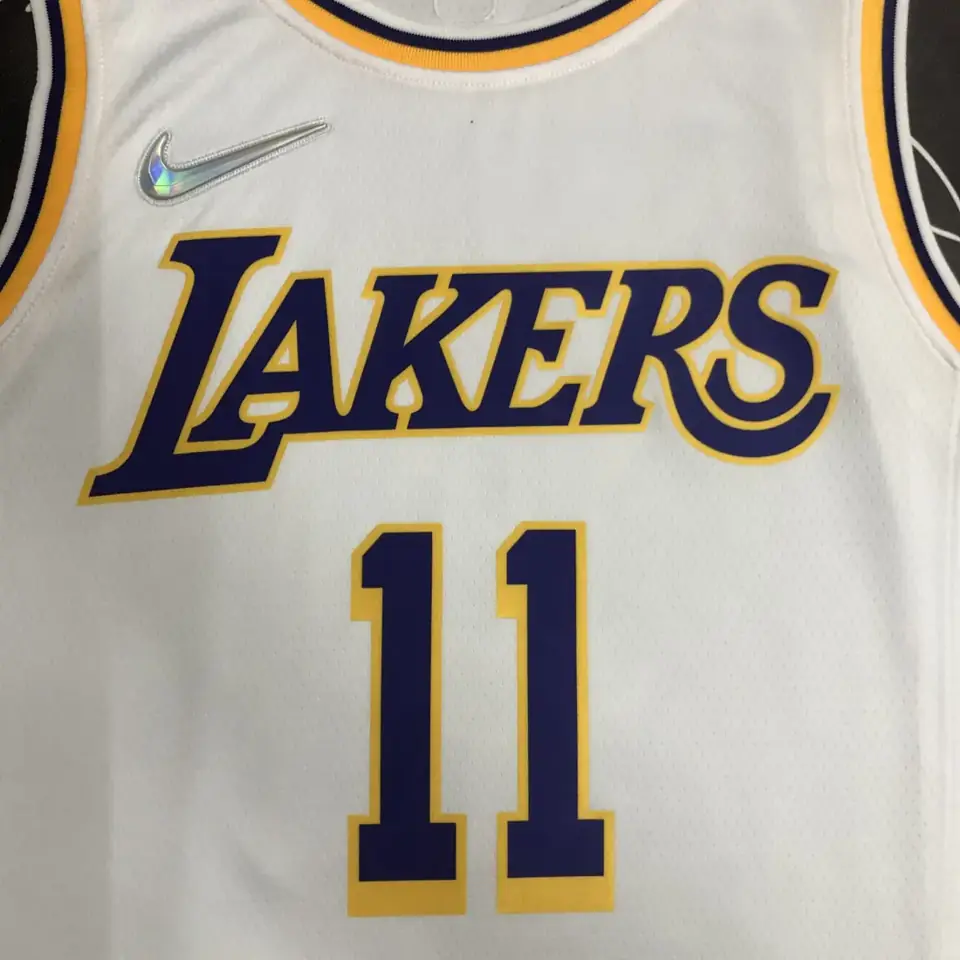 Foto 7 de 75º aniversario Lakers blanco número 11 Irving