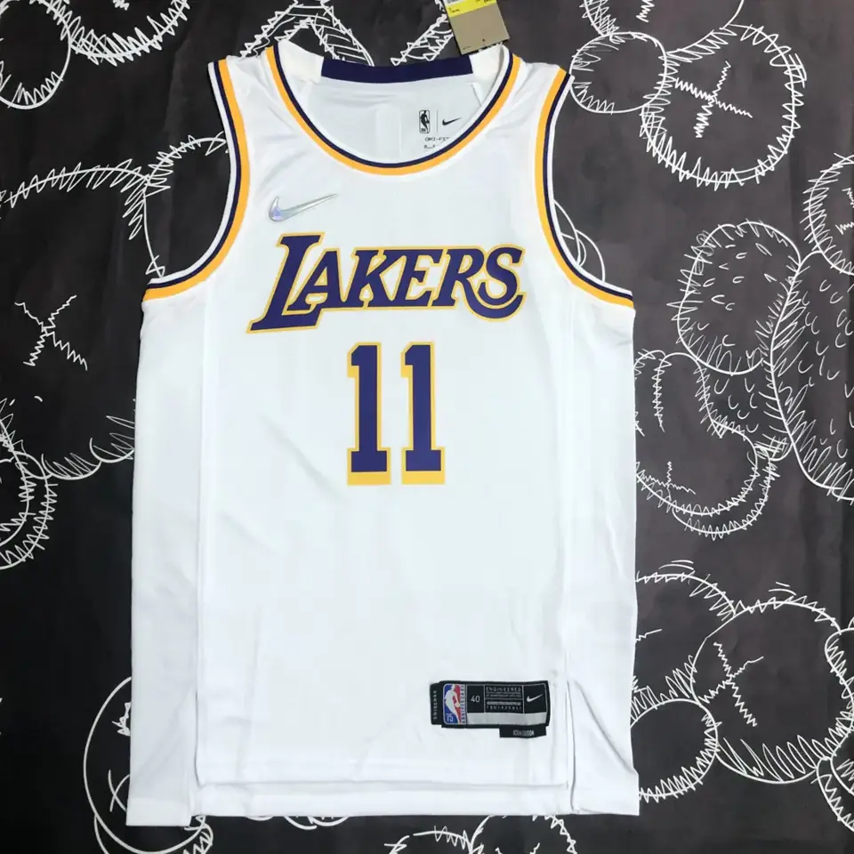 Foto 8 de 75º aniversario Lakers blanco número 11 Irving