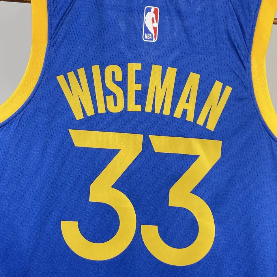 Foto 8 de Temporada 23 Golden State Warriors visitante azul número 33 Wiseman