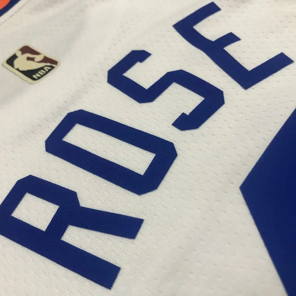 Foto 6 de Camiseta retro 75.º aniversario de los Knicks n.º 4 Rose