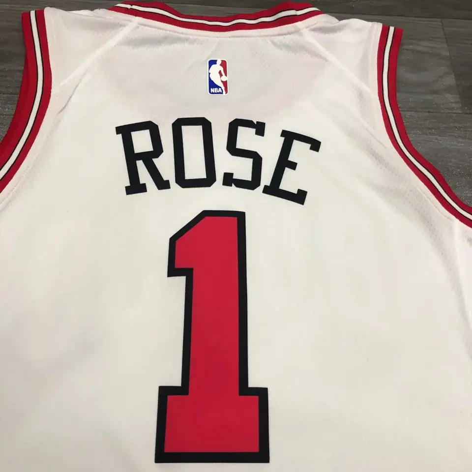 Foto 6 de Bulls cuello redondo blanco nº 1 Derrick Rose
