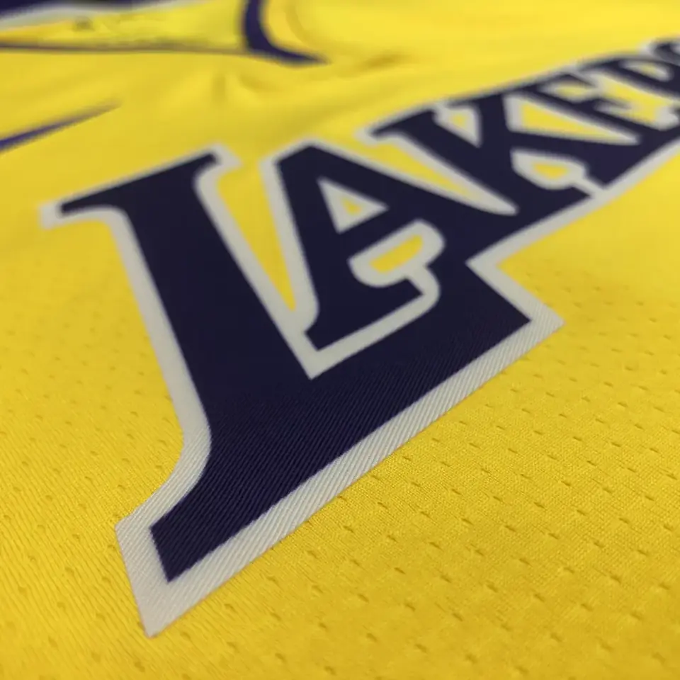 Foto 7 de Los Angeles Lakers amarillo cuello en V nº 8 Kobe