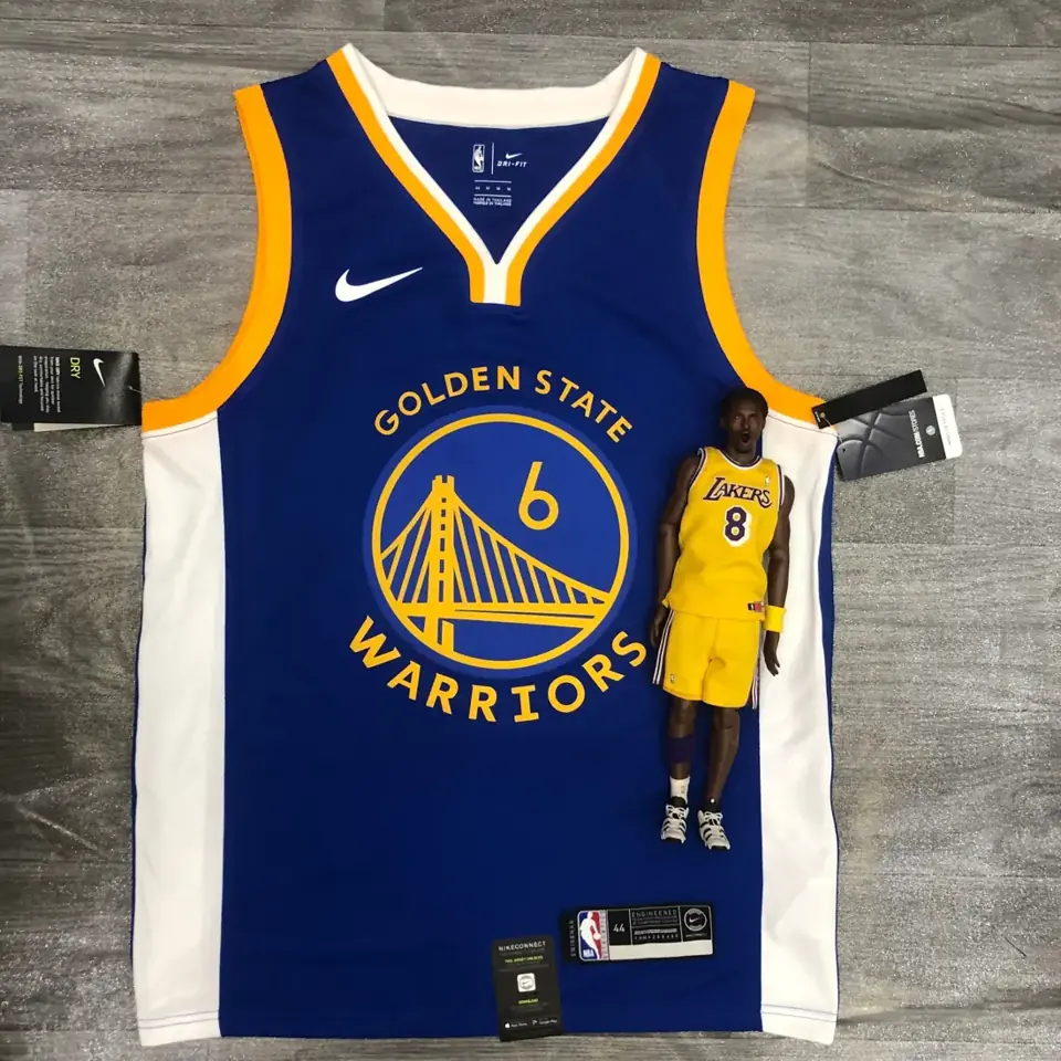 Foto 1 de Temporada 20 Golden State Warriors cuello en V, azul, nº 6 Nick Young