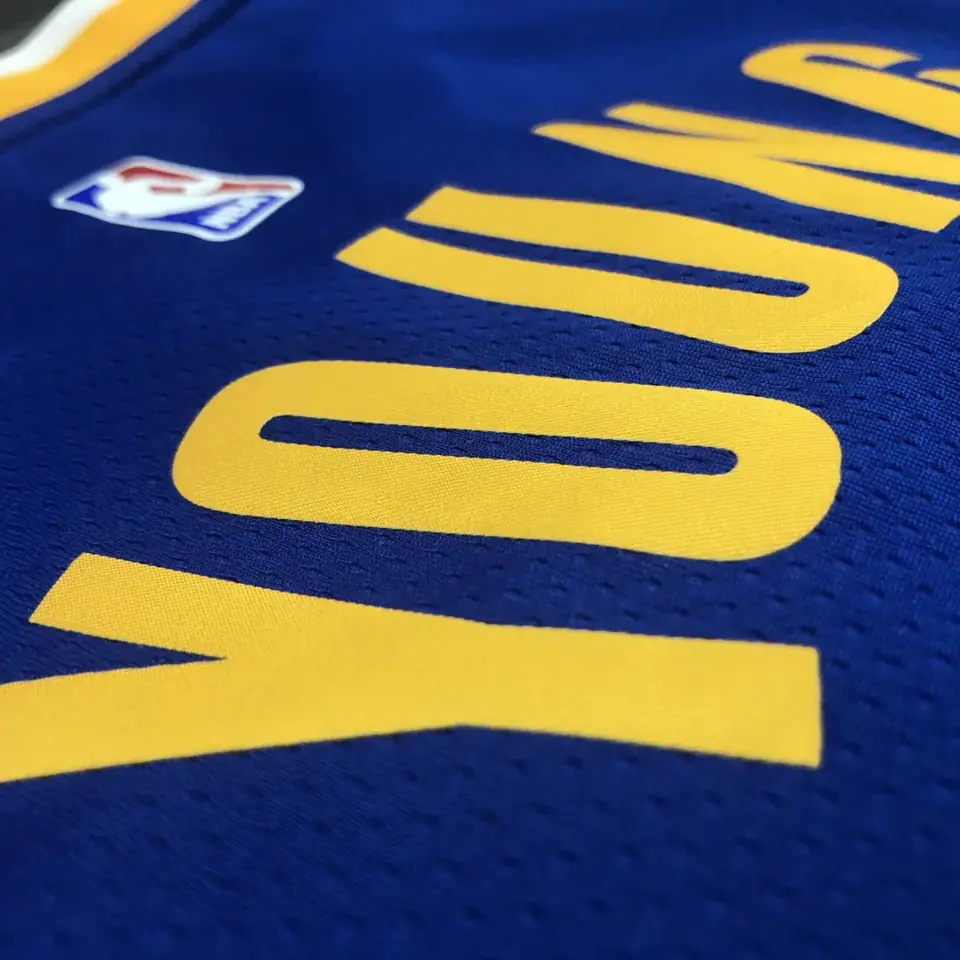 Foto 4 de Temporada 20 Golden State Warriors cuello en V, azul, nº 6 Nick Young