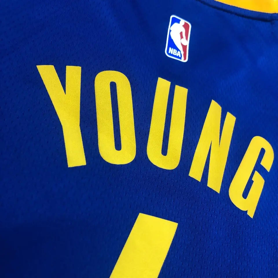 Foto 5 de Temporada 20 Golden State Warriors cuello en V, azul, nº 6 Nick Young