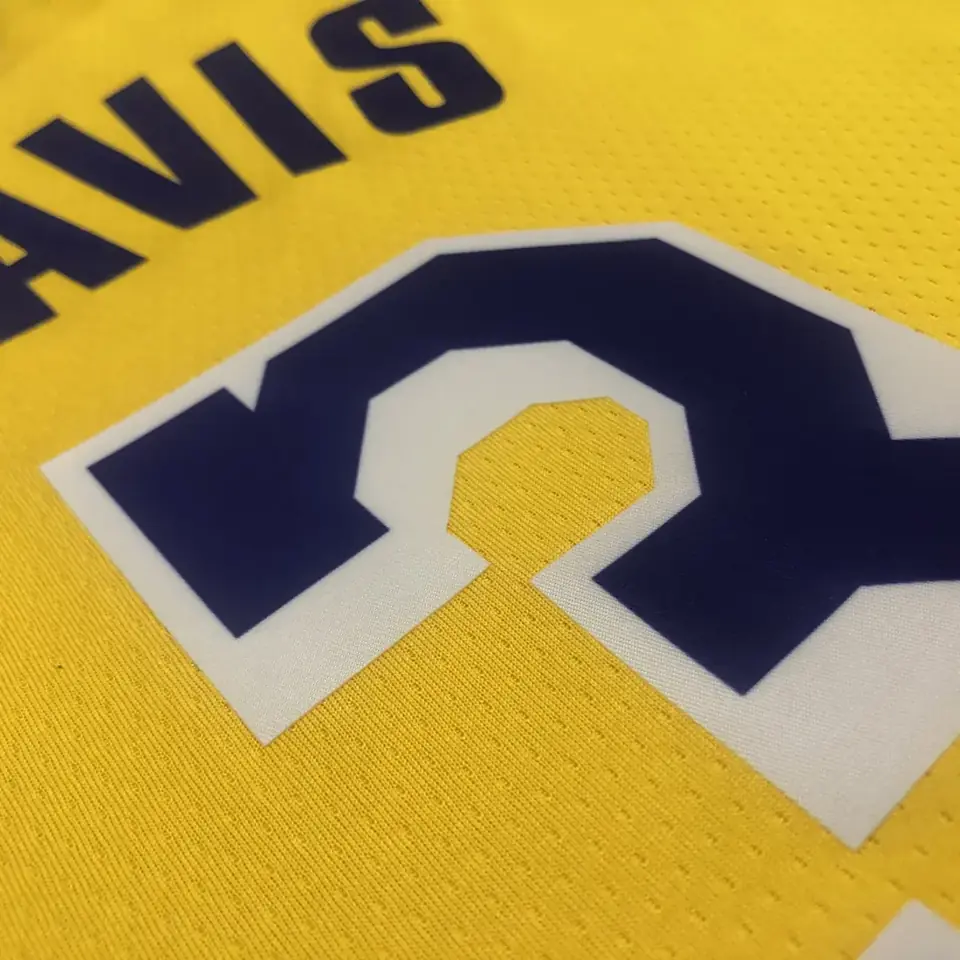 Foto 7 de 75º aniversario Lakers de Los Ángeles amarillo número 3 Anthony Davis