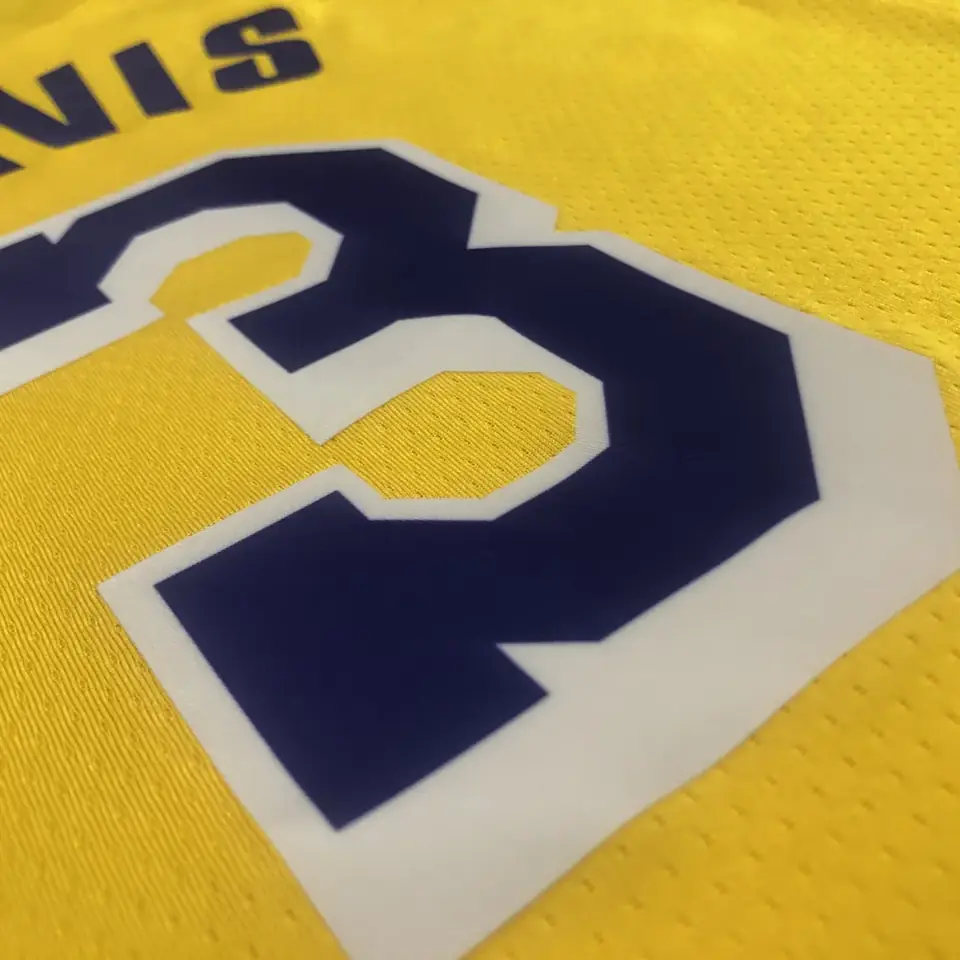 Foto 8 de 75º aniversario Lakers de Los Ángeles amarillo número 3 Anthony Davis